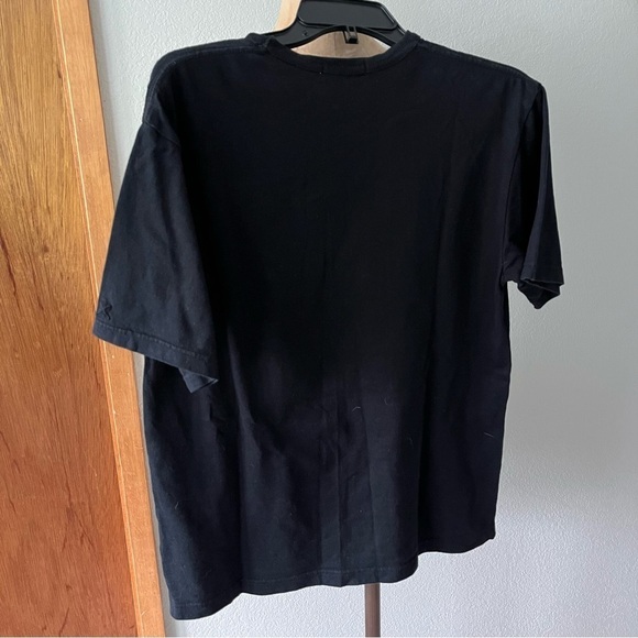 ORIGINAL FAKE sz 3 US sz M Black Mouth Chomper Tee Tshirt Medicom Toy KAWS - Picture 5 of 6